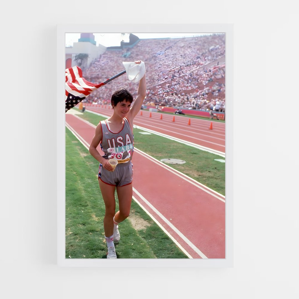 Poster L'Esprit de l'Amérique – affiche Athlétisme (vue 3)
